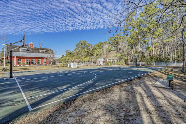 1004 Harvester Cir Unit 1004, Myrtle Beach, SC 29579 - view of basketball court with community basketball court and fence