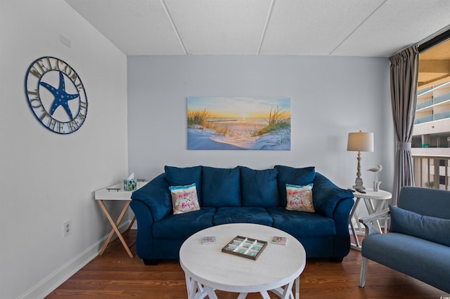 208 74th Ave N Unit 2517, Myrtle Beach, SC 29572 - living area featuring wood finished floors and baseboards