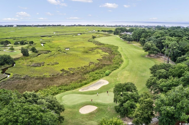 5511 N Ocean Blvd Unit 209, Myrtle Beach, SC 29577 - aerial view of a golf course and a tree filled landscape