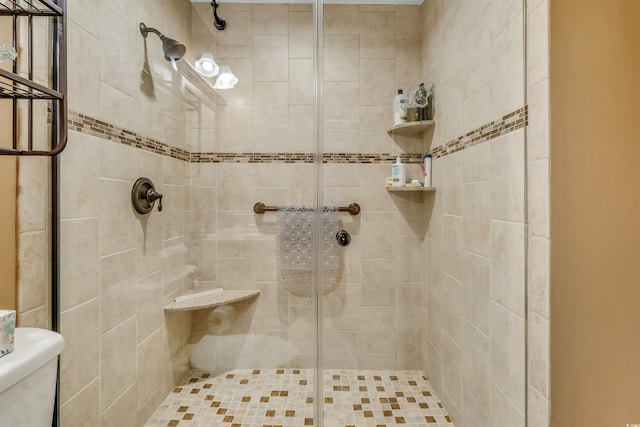 4601 Greenbriar Dr Unit 201, Little River, SC 29566 - bathroom with a shower stall and toilet