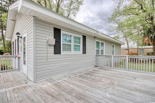 1028 1st Ave S, North Myrtle Beach, SC 29582 - view of deck