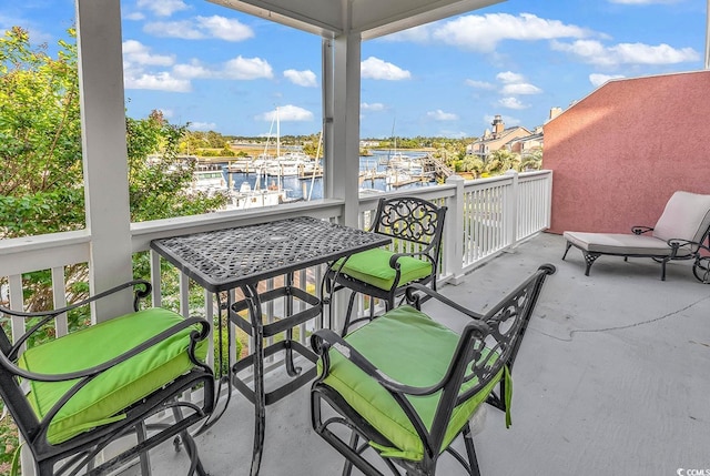 4755 Lightkeepers Way Unit 15-E, Little River, SC 29566 - balcony featuring a water view