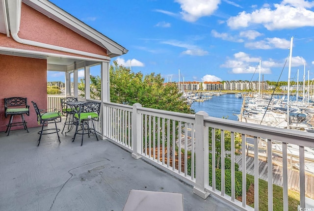 4755 Lightkeepers Way Unit 15-E, Little River, SC 29566 - balcony with a water view