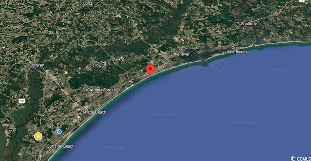 2701 S Ocean Blvd Unit 1507, North Myrtle Beach, SC 29582 - aerial map of property and surrounding area