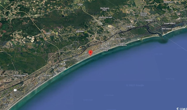 2701 S Ocean Blvd Unit 1507, North Myrtle Beach, SC 29582 - aerial overview of property's location