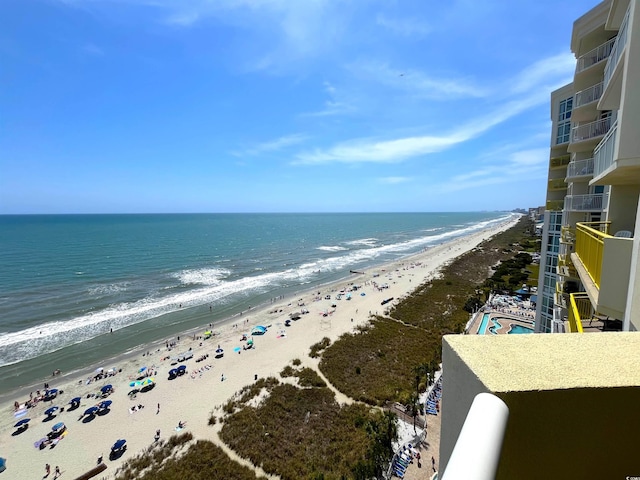2701 S Ocean Blvd Unit 1507, North Myrtle Beach, SC 29582 - water view with nearby beach