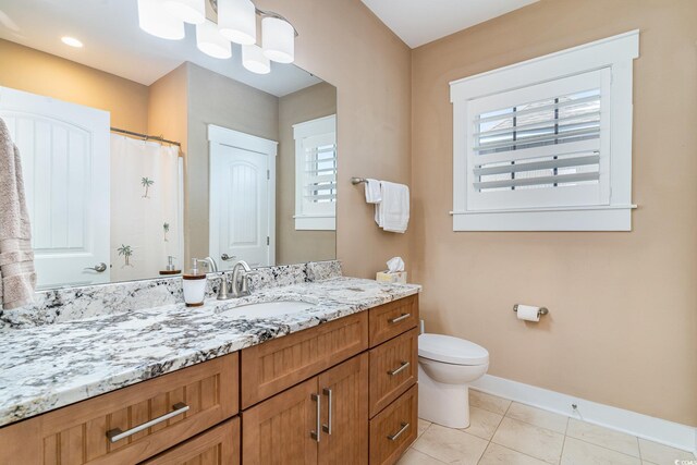 600 Waterbridge Blvd, Myrtle Beach, SC 29579 - full bathroom with plenty of natural light, vanity, toilet, and baseboards