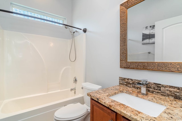 197 Northside Dr, Little River, SC 29566 - full bathroom with toilet, shower / washtub combination, and vanity