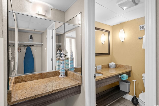 6900 Ocean Blvd N Unit 1114, Myrtle Beach, SC 29572 - bathroom with tile patterned flooring and vanity