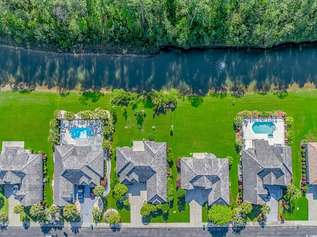 178 Kessinger Dr, Surfside Beach, SC 29575 - aerial view of a nearby body of water and a pool