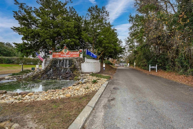 view of road