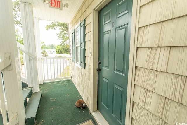 201 Landing Rd Unit D, North Myrtle Beach, SC 29582 - entrance to property with a porch