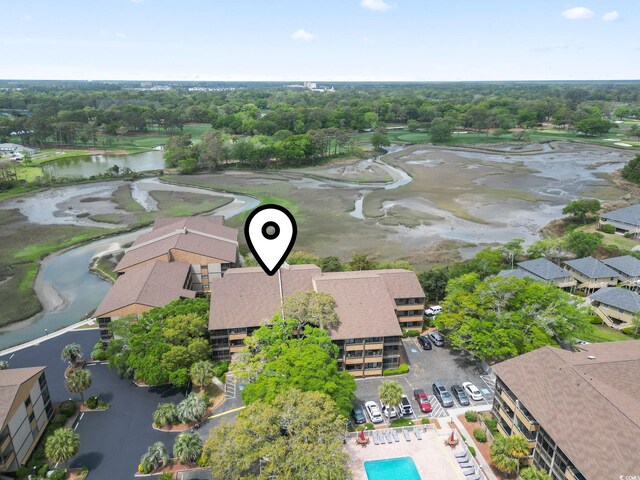 9501 Shore Dr Unit B-316, Myrtle Beach, SC 29572 - bird's eye view with a water view