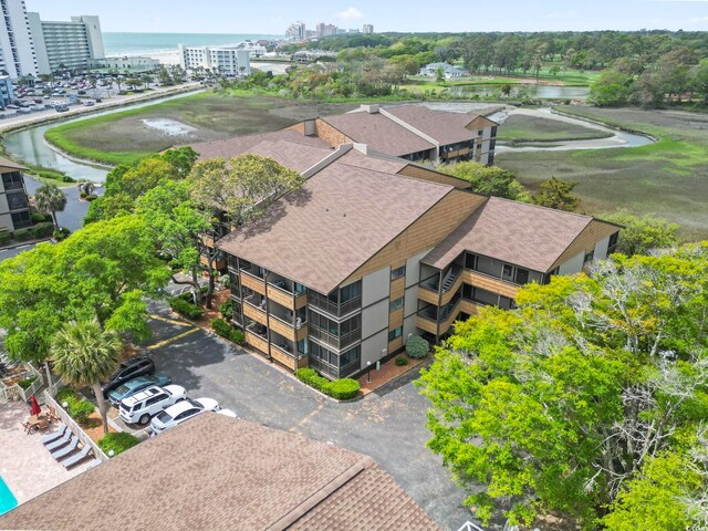 9501 Shore Dr Unit B-316, Myrtle Beach, SC 29572 - drone / aerial view featuring a water view
