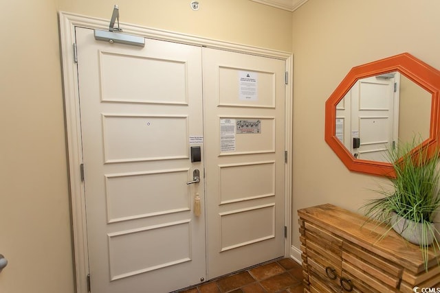 view of doorway to outside