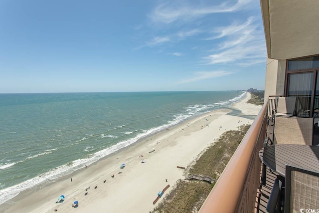 100 N Beach Blvd Unit 1801, North Myrtle Beach, SC 29582 - water view with a beach view