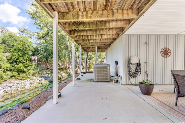 820 9th Ave S, North Myrtle Beach, SC 29582 - view of patio / terrace with central air condition unit