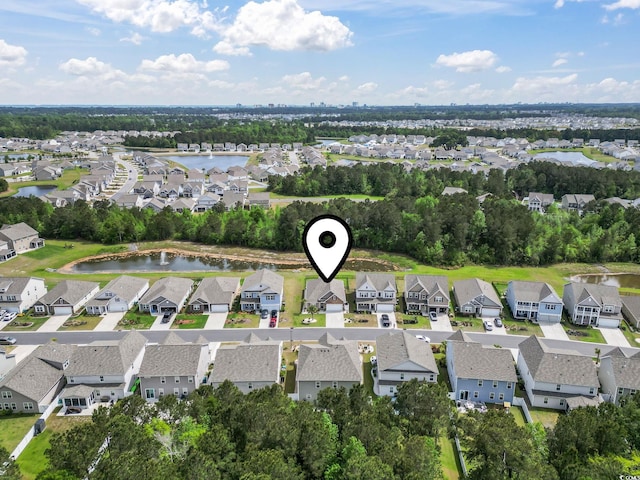 239 Calhoun Falls Dr, Myrtle Beach, SC 29579 - aerial view of property's location with a nearby body of water and nearby suburban area