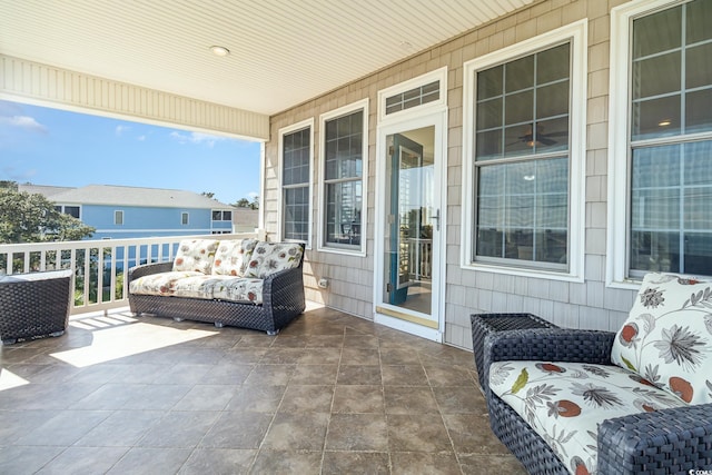 balcony with a porch