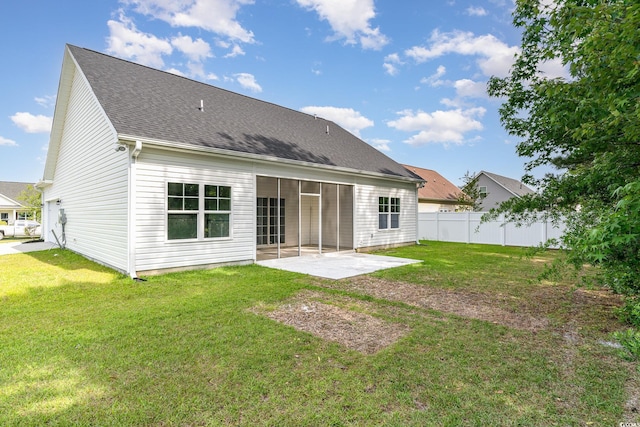 1500 Sunmeadow Dr, Conway, SC 29526 - rear view of house featuring a patio and a shingled roof
