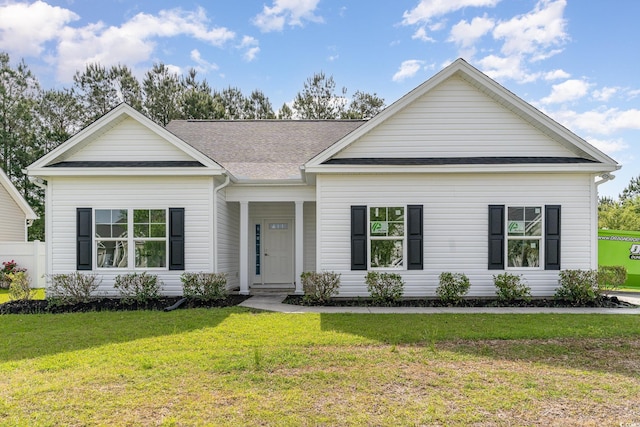 1500 Sunmeadow Dr, Conway, SC 29526 - view of front of property featuring a front yard and a shingled roof