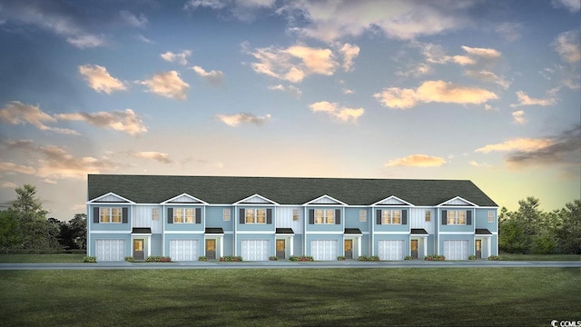 336 Bayou Loop Lot 71, Surfside Beach, SC 29575 - view of front of house with a yard and a standing seam roof