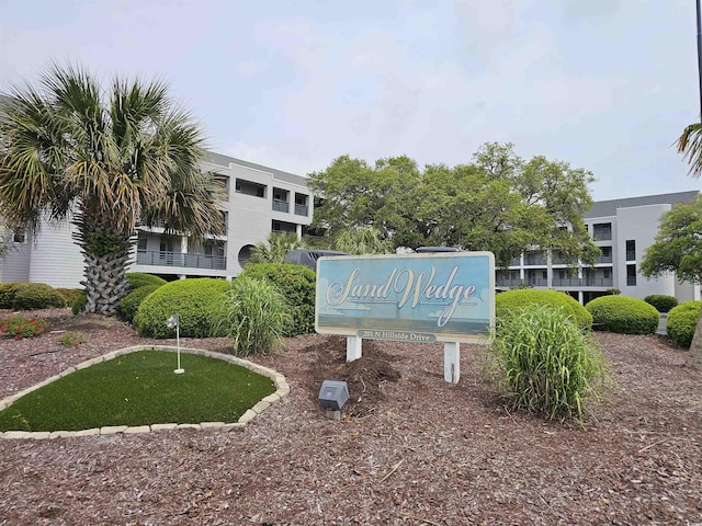 201 N Hillside Dr N Unit 307, North Myrtle Beach, SC 29582 - view of community / neighborhood sign