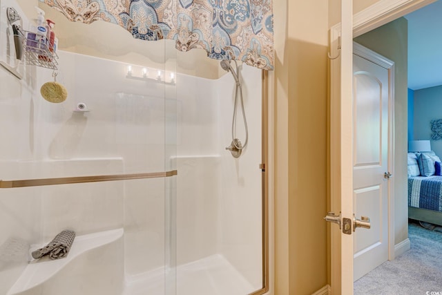 128 Puffin Dr Unit 1-E, Pawleys Island, SC 29585 - full bath with a stall shower and ensuite bathroom