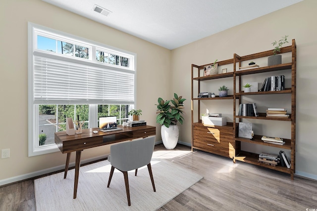 148 Scotch Broom Dr Unit 201, Little River, SC 29566 - office area featuring baseboards and light wood-type flooring