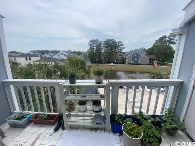 1891 Colony Dr Unit 14-O, Surfside Beach, SC 29575 - view of balcony