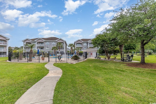 4709 Wild Iris Dr Unit 101, Myrtle Beach, SC 29577 - view of community with fence and a yard