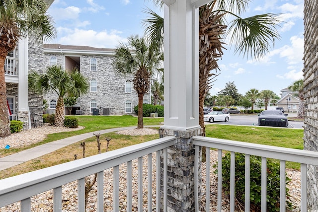 4709 Wild Iris Dr Unit 101, Myrtle Beach, SC 29577 - exterior space with covered porch