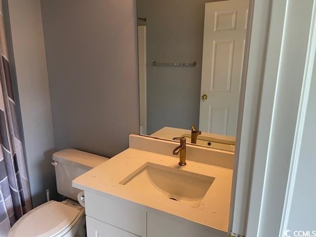 5825 Catalina Dr Unit 234, North Myrtle Beach, SC 29582 - bathroom with toilet and vanity
