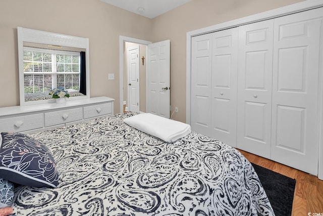 interior space with wood finished floors