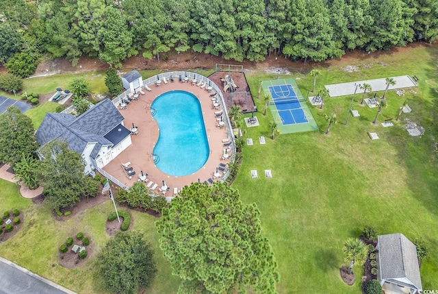 drone / aerial view