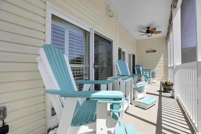 601 Hillside Dr N Unit 1405, North Myrtle Beach, SC 29582 - balcony featuring covered porch and ceiling fan