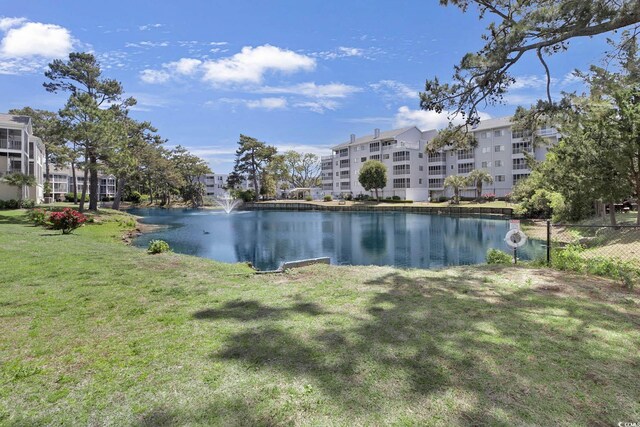 601 Hillside Dr N Unit 1405, North Myrtle Beach, SC 29582 - property view of water with fence