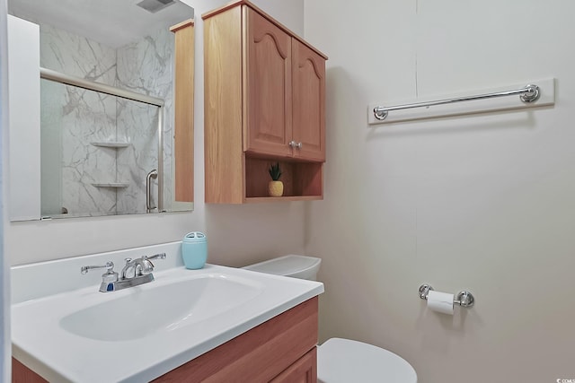 401 77th Ave N Unit 11, Myrtle Beach, SC 29572 - full bath with toilet, vanity, and a marble finish shower