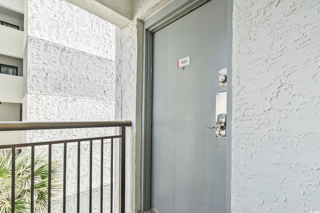 view of entrance to property