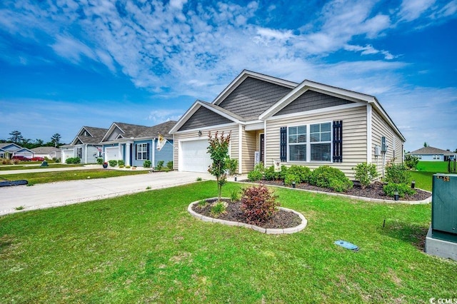 777 Woodland Farms Cir, Aynor, SC 29511 - ranch-style home with a front lawn, driveway, and an attached garage