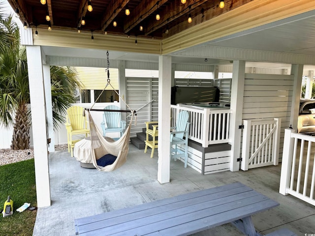 view of deck