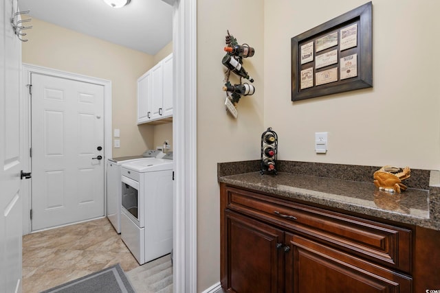 200 Stonefly Ct, Murrells Inlet, SC 29576 - washroom with cabinet space and washer and clothes dryer