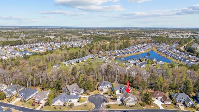200 Stonefly Ct, Murrells Inlet, SC 29576 - birds eye view of property with a residential view and a water view