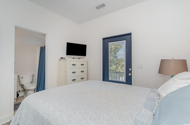 6001-1872 S Kings Hwy, Myrtle Beach, SC 29575 - bedroom featuring visible vents and ensuite bathroom