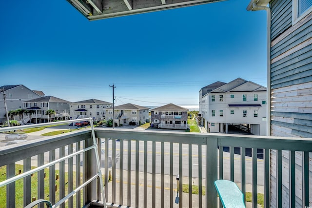 1208 S Ocean Blvd Unit H, North Myrtle Beach, SC 29582 - balcony with a residential view