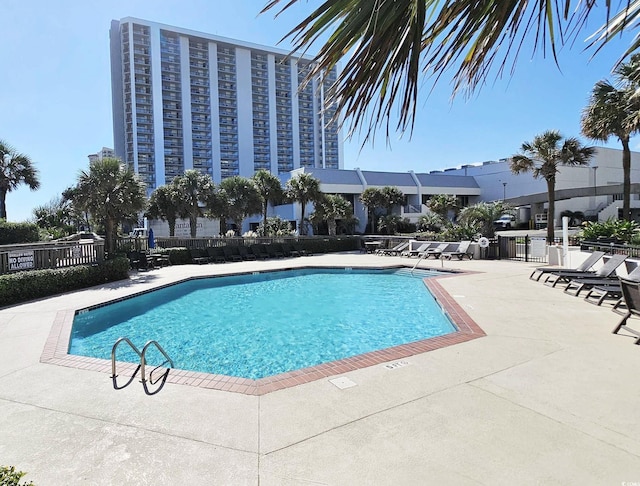 9820 Queensway Blvd Unit 704, Myrtle Beach, SC 29572 - community pool with a patio