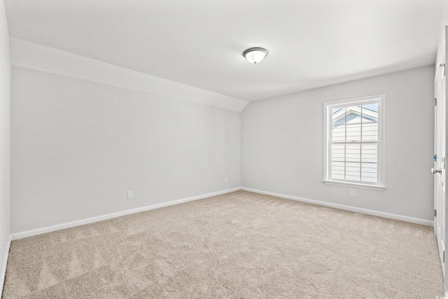 3324 Little Bay Dr, Conway, SC 29526 - spare room with carpet floors, baseboards, and vaulted ceiling