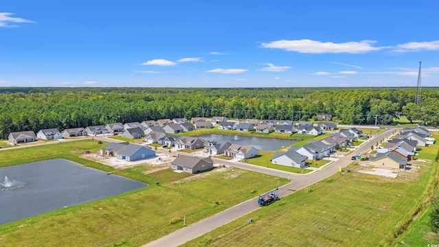 3324 Little Bay Dr, Conway, SC 29526 - aerial view of property's location featuring a forest, nearby suburban area, and a large body of water