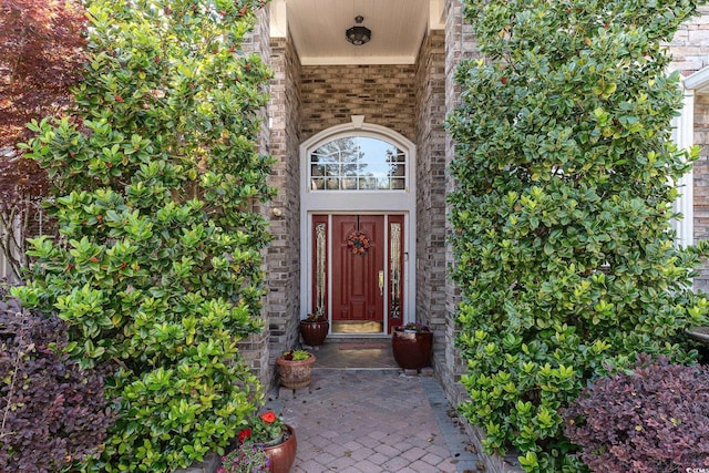 276 Waterfall Cir, Little River, SC 29566 - doorway to property featuring brick siding