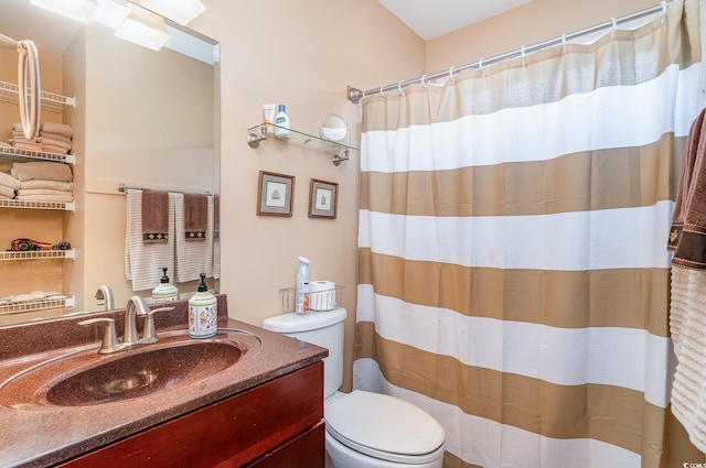276 Waterfall Cir, Little River, SC 29566 - full bath with curtained shower, toilet, and vanity